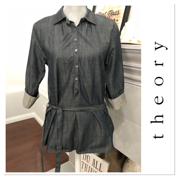 Theory shirt with belt - Picture 1 of 4